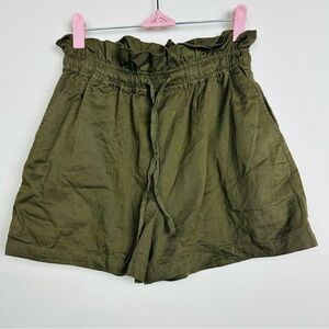 Melrose and Market High Waist Olive Shorts Size XS